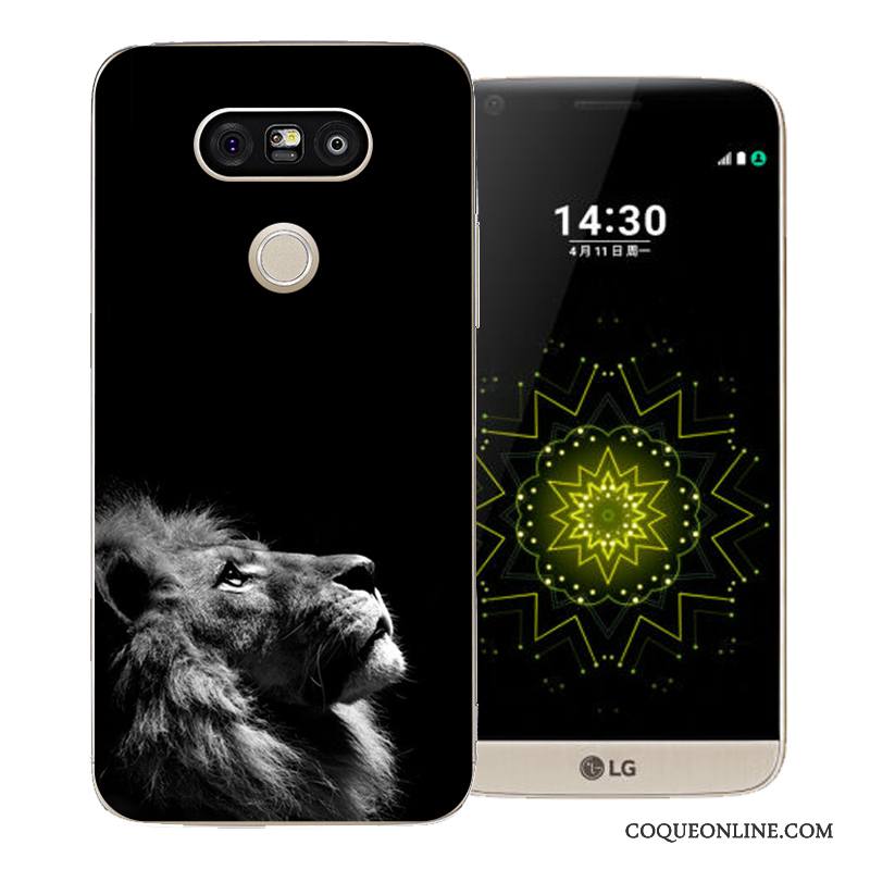 Lg G5 Coque Étui Dessin Animé Protection Peinture Longue Difficile