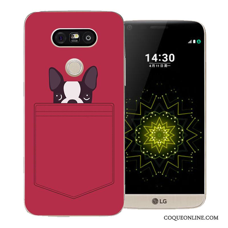 Lg G5 Coque Étui Dessin Animé Protection Peinture Longue Difficile