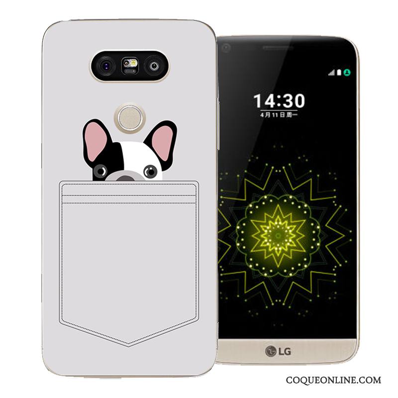 Lg G5 Coque Étui Dessin Animé Protection Peinture Longue Difficile