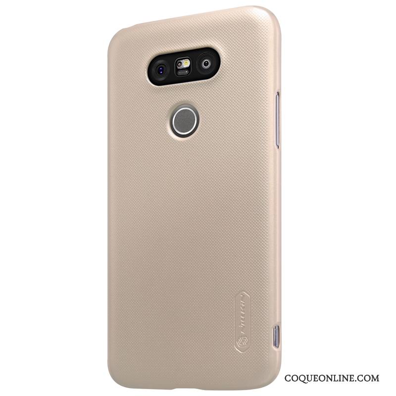 Lg G5 Protection Coque De Téléphone Étui Téléphone Portable Or Rose Délavé En Daim