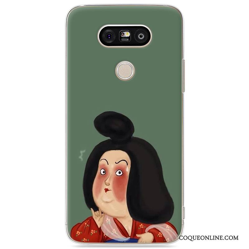 Lg G5 Protection Peinture Coque Personnalité Tendance Vert Difficile