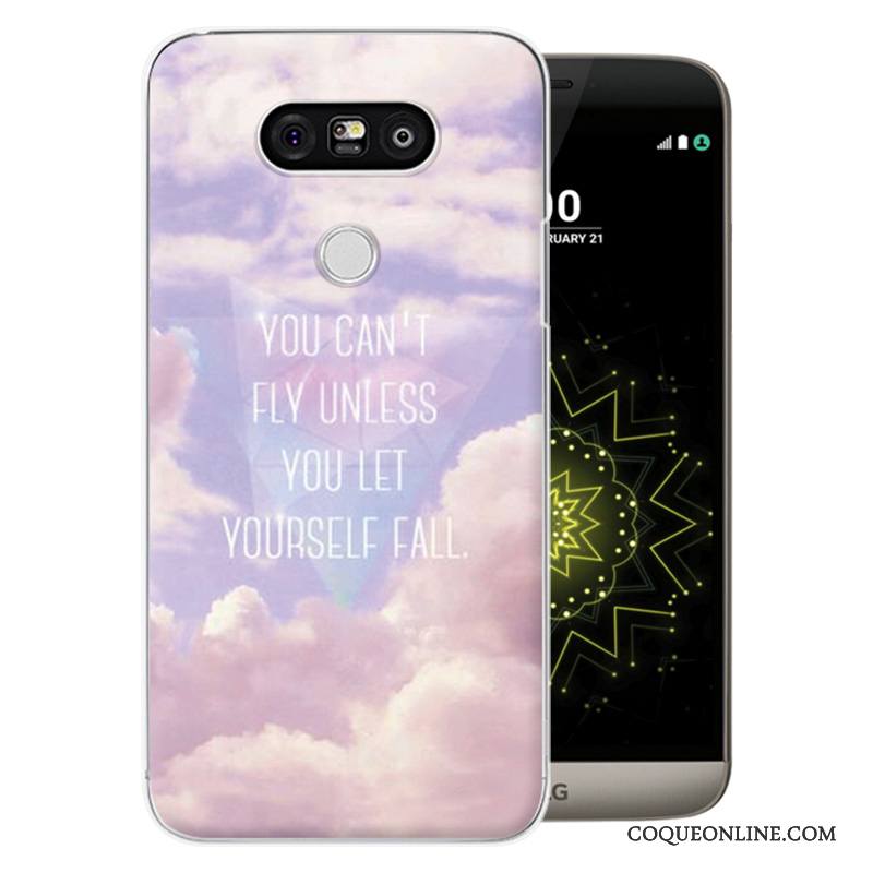 Lg G5 Protection Étui Coque De Téléphone Téléphone Portable Difficile Incassable Violet