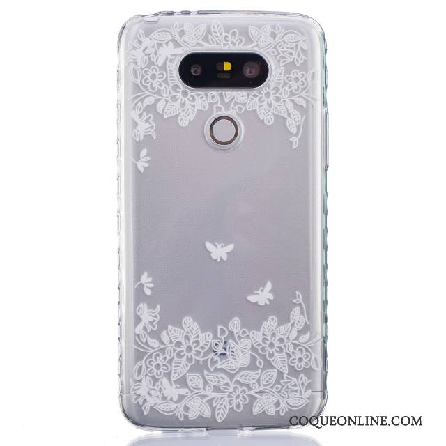 Lg G5 Silicone Incassable Étui Coque De Téléphone Dessin Animé Tendance Noir