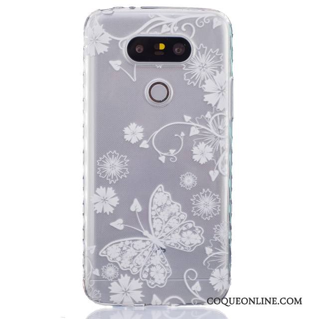 Lg G5 Silicone Incassable Étui Coque De Téléphone Dessin Animé Tendance Noir