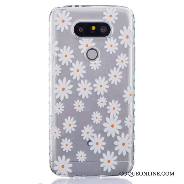 Lg G5 Silicone Incassable Étui Coque De Téléphone Dessin Animé Tendance Noir