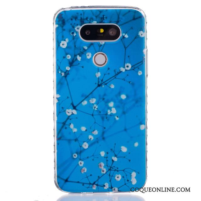 Lg G5 Silicone Incassable Étui Coque De Téléphone Dessin Animé Tendance Noir