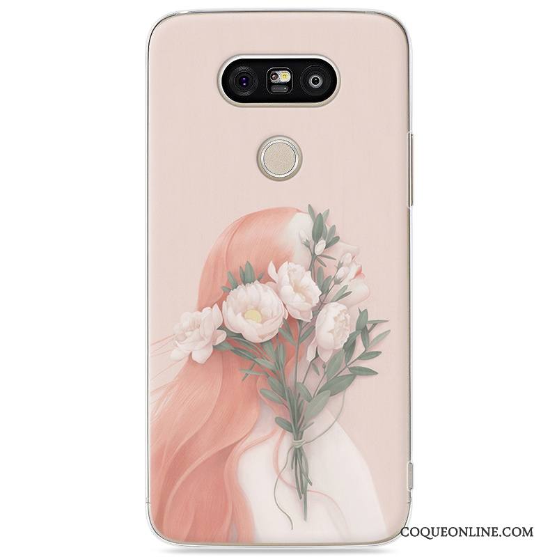 Lg G5 Étui Incassable Coque Téléphone Portable De Téléphone Art Bleu