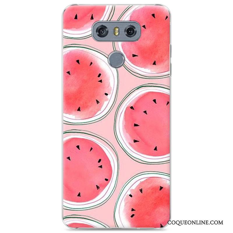 Lg G6 Charmant Peinture Multicolore Coque De Téléphone Dessin Animé Bleu Incassable