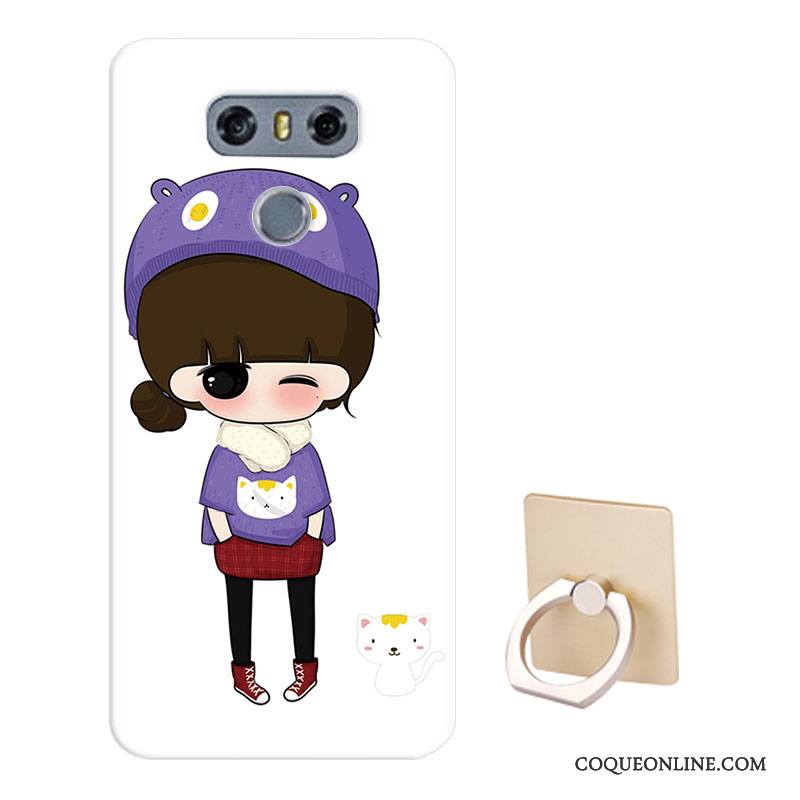 Lg G6 Coque Modèle Fluide Doux Personnalisé Jaune Dessin Animé Protection Téléphone Portable