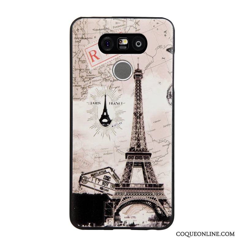 Lg G6 Coque Protection Tout Compris Fluide Doux Étui Noir Silicone