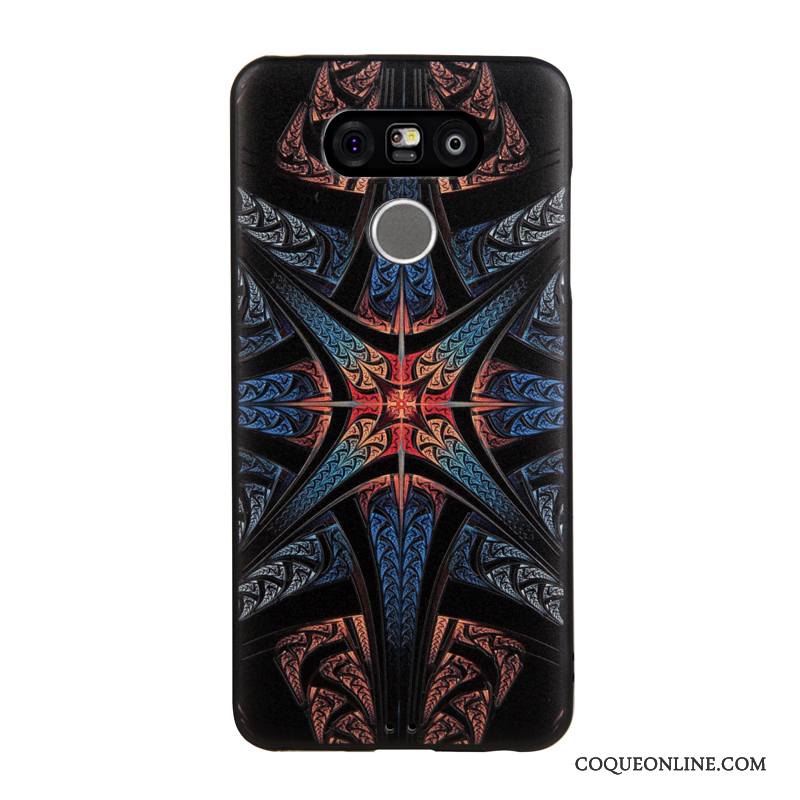 Lg G6 Coque Protection Tout Compris Fluide Doux Étui Noir Silicone