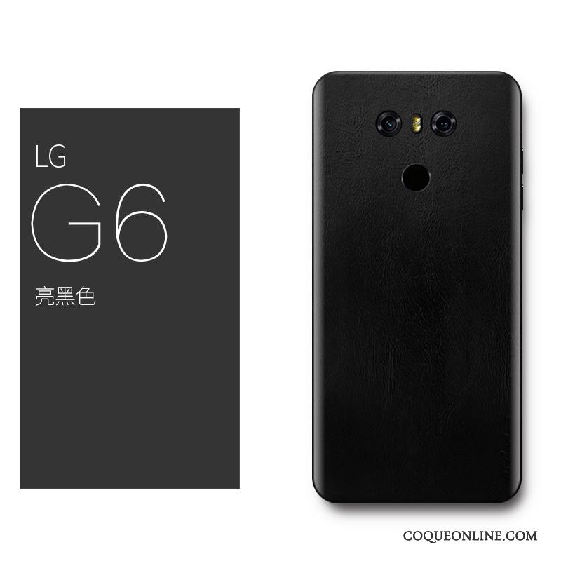 Lg G6 Luxe Cuir Véritable Coque De Téléphone Étui Protection Tout Compris Créatif