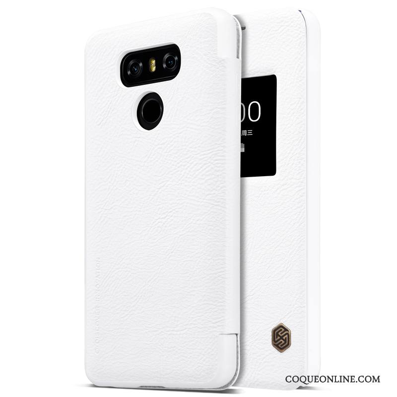 Lg G6 Étui En Cuir Coque Protection Incassable Téléphone Portable De Téléphone Housse