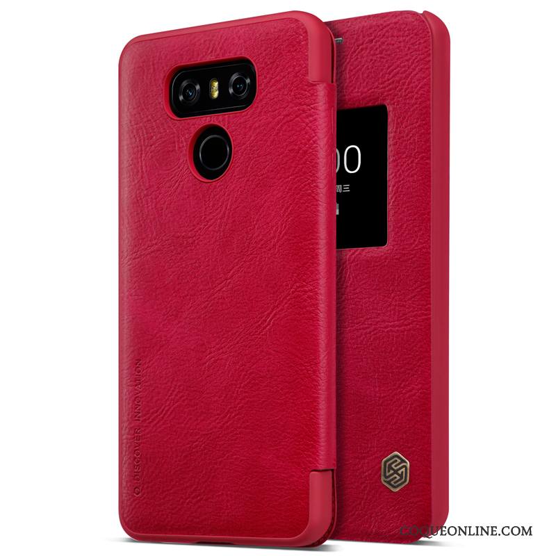 Lg G6 Étui En Cuir Coque Protection Incassable Téléphone Portable De Téléphone Housse