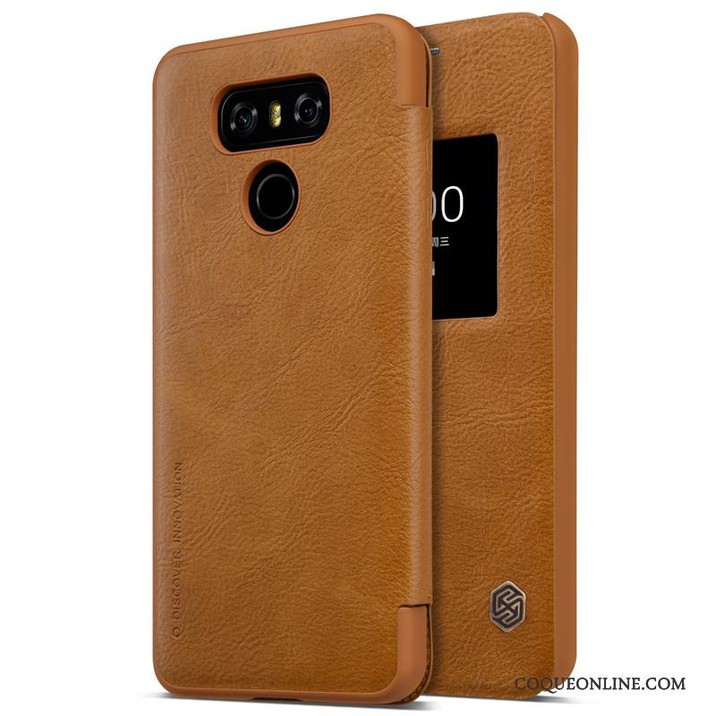 Lg G6 Étui En Cuir Coque Protection Incassable Téléphone Portable De Téléphone Housse