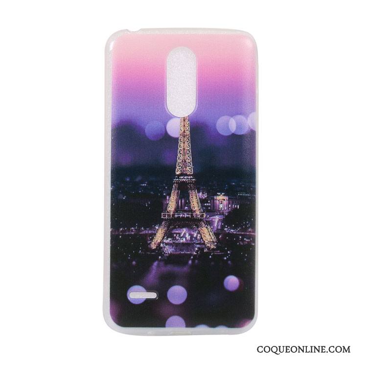 Lg K10 2017 Ornements Suspendus Dessin Animé Étui Protection Fluide Doux Jaune Coque De Téléphone