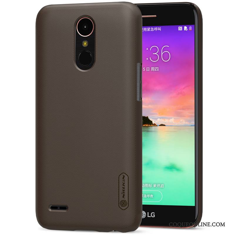 Lg K10 2017 Téléphone Portable Difficile Incassable Noir Protection Coque De Téléphone Étui