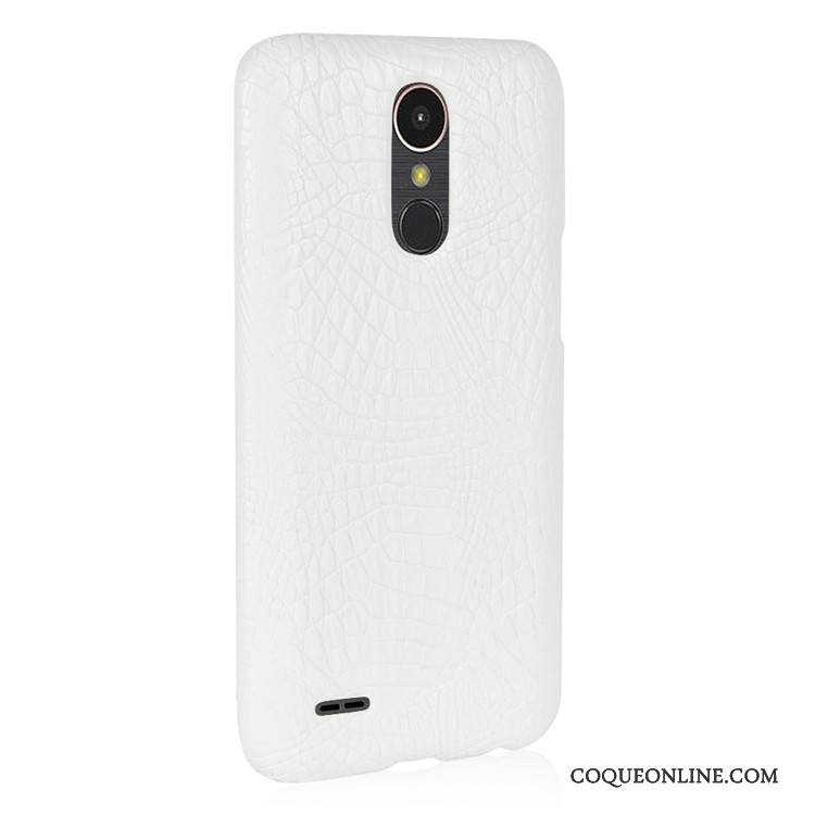 Lg K10 2017 Étui Coque Vintage Jaune Incassable Crocodile Protection