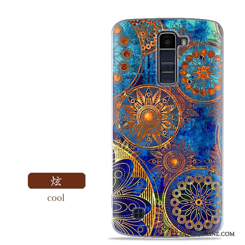 Lg K10 Fluide Doux Coque Multicolore Téléphone Portable Silicone Protection De Téléphone