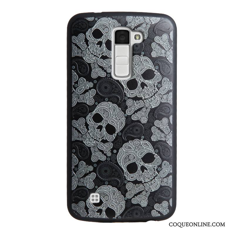 Lg K10 Étui Fluide Doux Protection Multicolore Silicone Coque De Téléphone Gaufrage