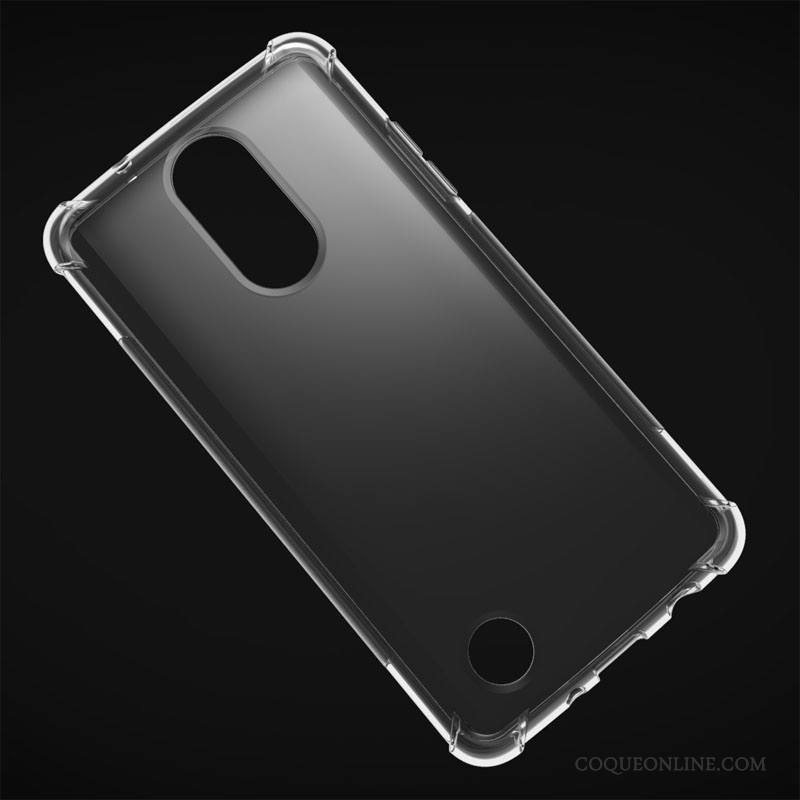 Lg K4 2017 Antidérapant Noir Fluide Doux Étui Coque Protection Téléphone Portable