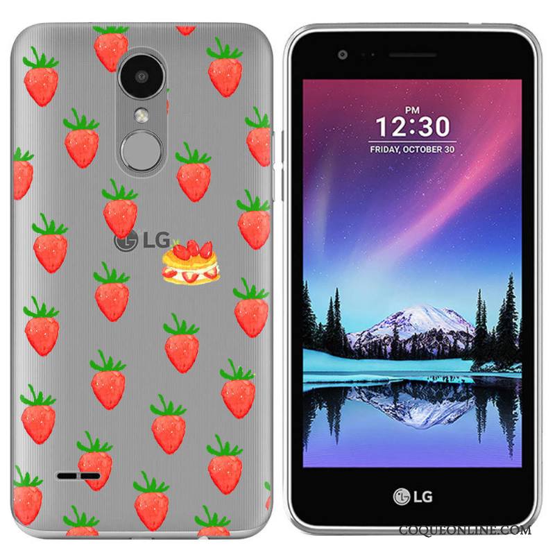 Lg K4 2017 Fruit Jaune Étui Coque De Téléphone Fluide Doux Nouveau En Silicone