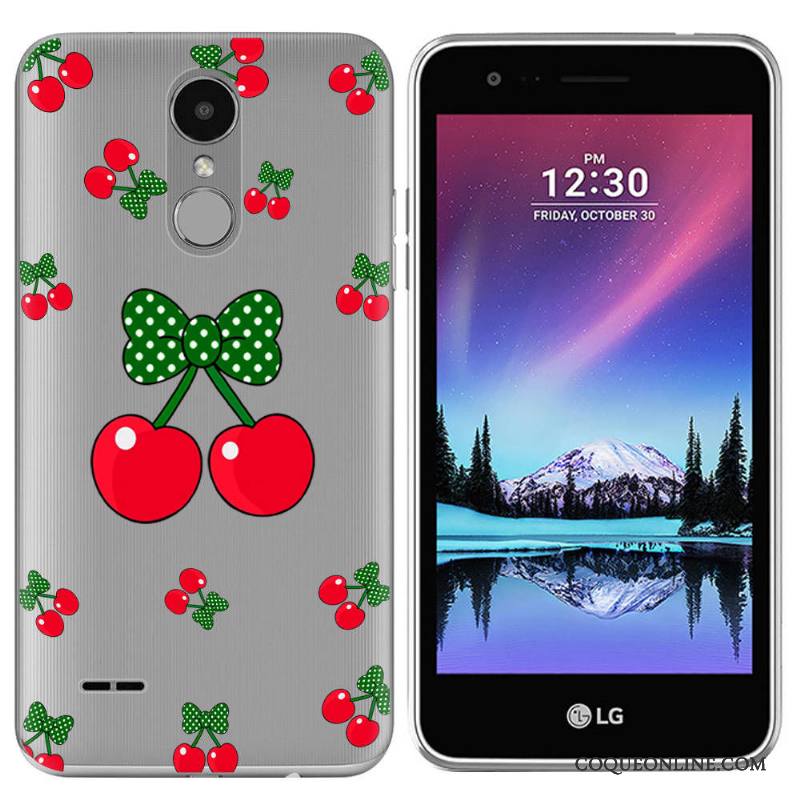 Lg K4 2017 Fruit Jaune Étui Coque De Téléphone Fluide Doux Nouveau En Silicone