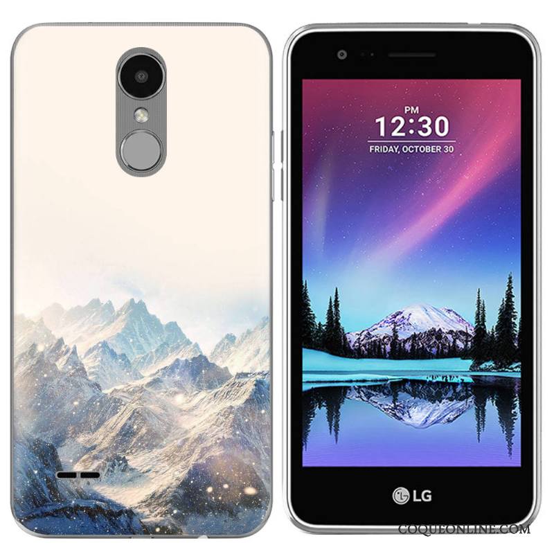 Lg K4 2017 Paysage Étui Vert Europe Coque En Silicone De Téléphone Créatif