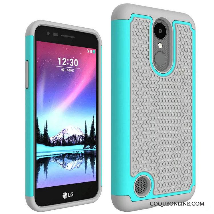 Lg K4 2017 Étui Modèle Fleurie Coque De Téléphone Protection Téléphone Portable Incassable Violet