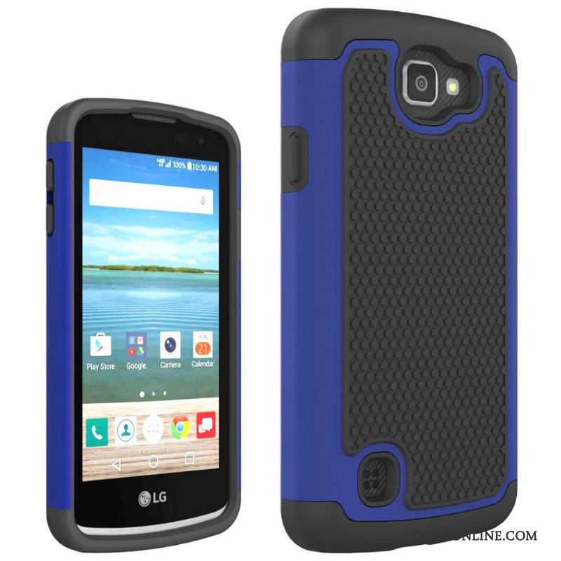 Lg K4 Incassable Téléphone Portable Tout Compris Coque Silicone Vert Fluide Doux