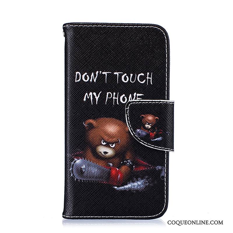 Lg K4 Peinture Dessin Animé Étui Multicolore Housse Étui En Cuir Coque De Téléphone