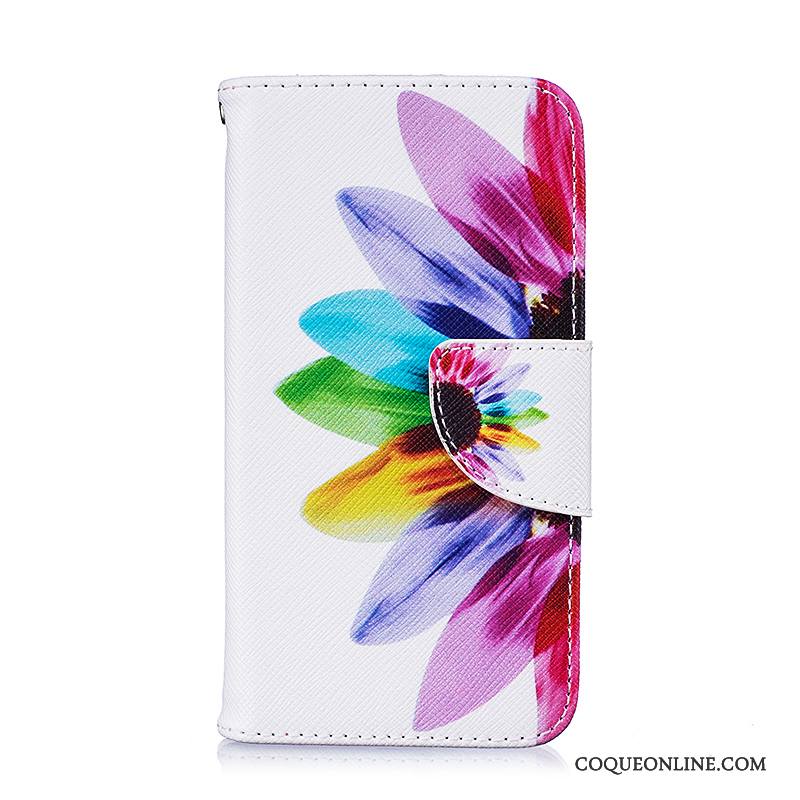 Lg K4 Peinture Dessin Animé Étui Multicolore Housse Étui En Cuir Coque De Téléphone