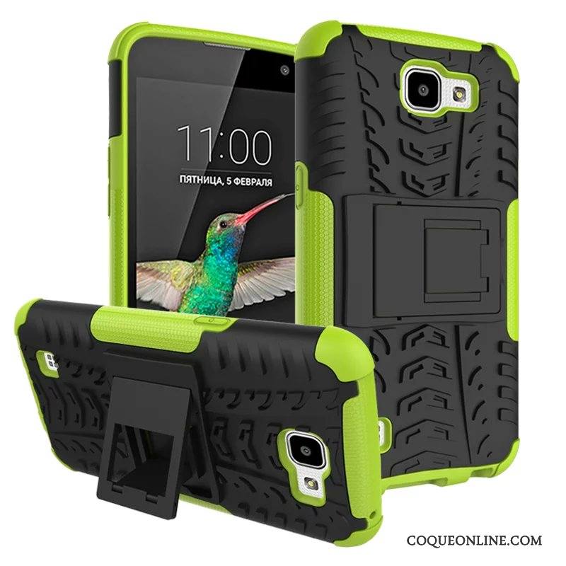 Lg K4 Support Coque De Téléphone Antidérapant Étui Vert Téléphone Portable Incassable