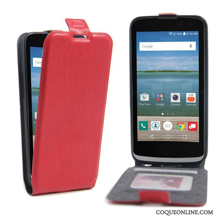 Lg K4 Étui Coque De Téléphone Téléphone Portable Étui En Cuir Housse Vintage Support