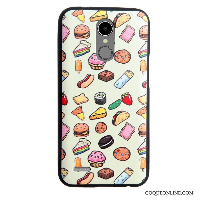 Lg K8 2017 Coque De Téléphone Créatif Incassable Gaufrage Multicolore Fluide Doux Tout Compris