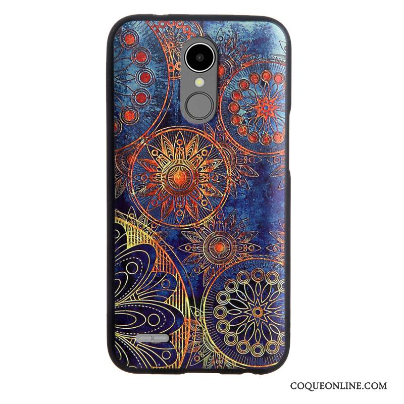 Lg K8 2017 Coque De Téléphone Créatif Incassable Gaufrage Multicolore Fluide Doux Tout Compris