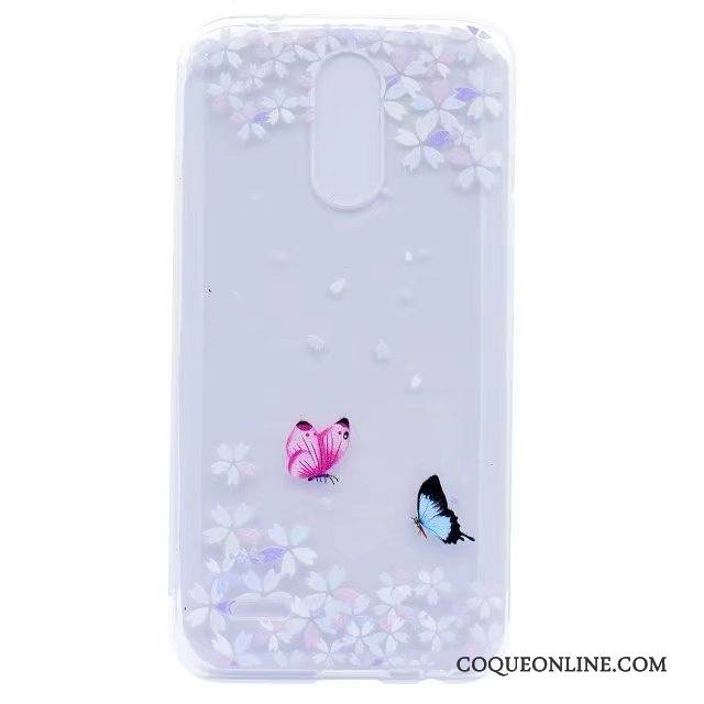 Lg K8 2017 Fluide Doux Coque Protection Bleu Clair De Téléphone Étui Tout Compris