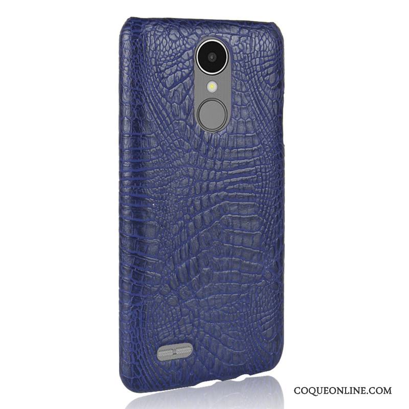 Lg K8 2017 Incassable Créatif Coque De Téléphone Protection Difficile Bleu Marin Crocodile Modèle