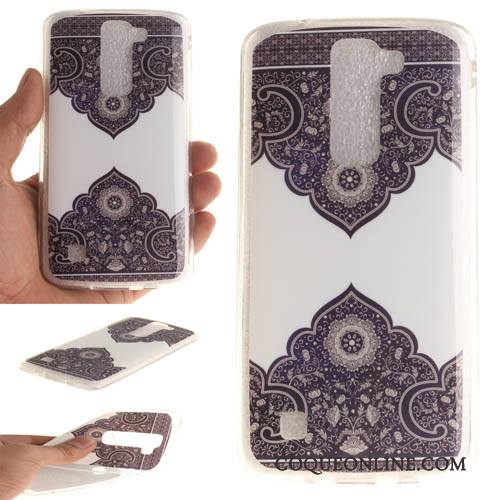 Lg K8 Coque Protection Incassable Étui Fluide Doux Silicone Ornements Suspendus Dessin Animé