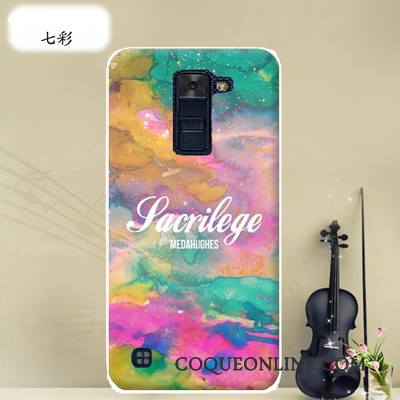 Lg K8 Multicolore Tendance Coque De Téléphone Peinture Protection Personnalité Silicone