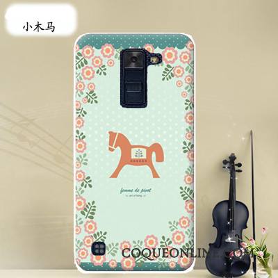 Lg K8 Multicolore Tendance Coque De Téléphone Peinture Protection Personnalité Silicone