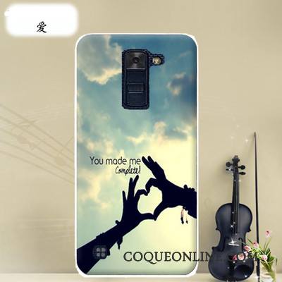 Lg K8 Multicolore Tendance Coque De Téléphone Peinture Protection Personnalité Silicone