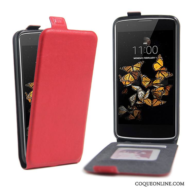 Lg K8 Étui En Cuir Noir Modèle Fleurie Coque De Téléphone Carte Vintage Support