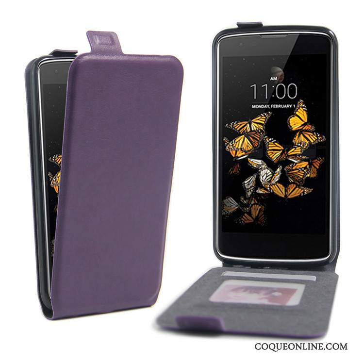 Lg K8 Étui En Cuir Noir Modèle Fleurie Coque De Téléphone Carte Vintage Support