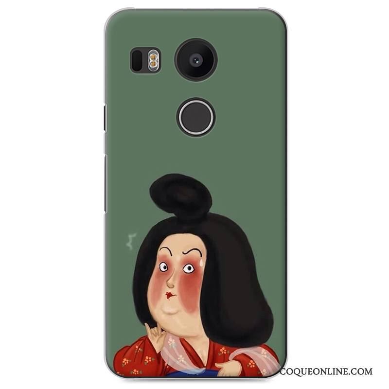 Lg Nexus 5x Coque Protection Téléphone Portable Étui Amoureux Tendance Vert