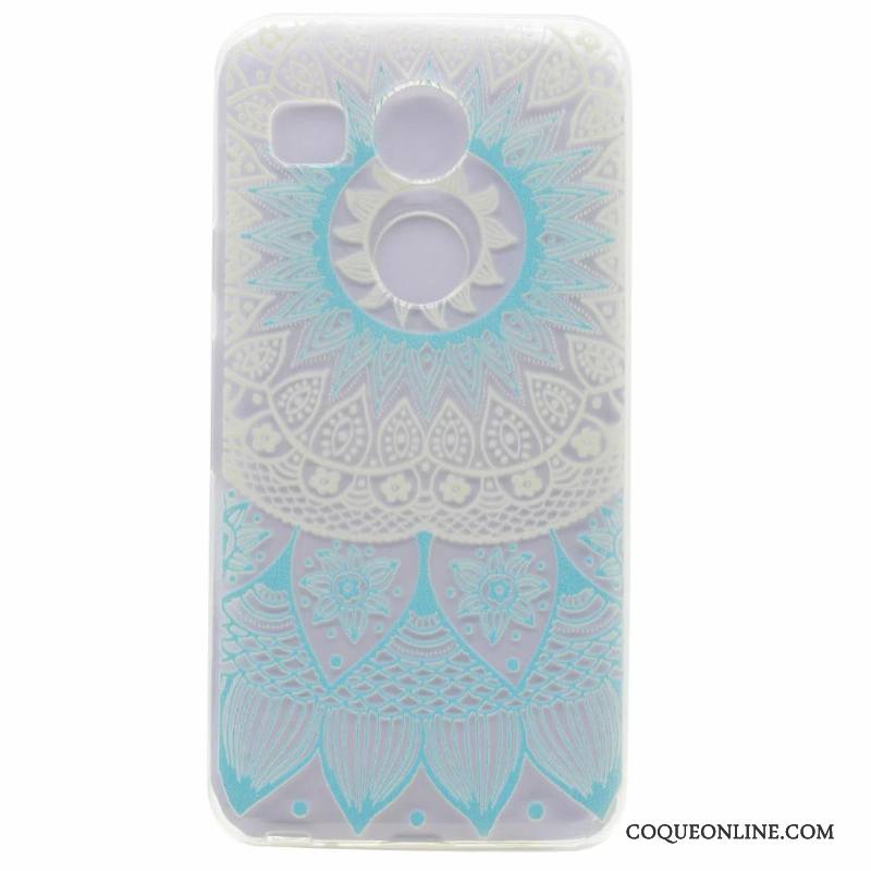 Lg Nexus 5x Coque Violet Protection Dessin Animé Fluide Doux Étui De Téléphone