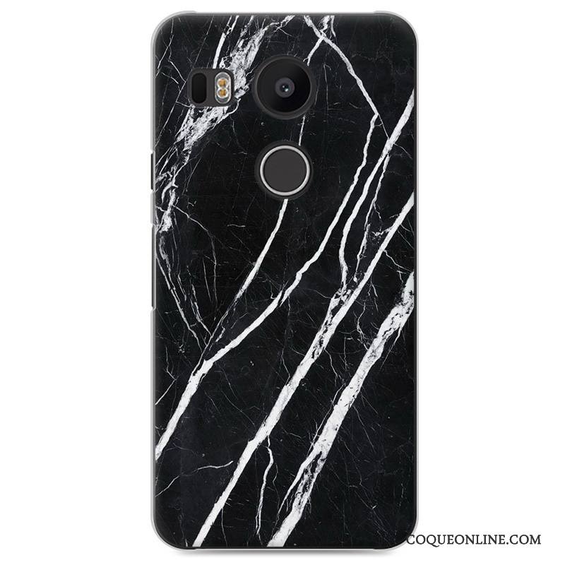 Lg Nexus 5x Téléphone Portable Grain De Bois Tendance Coque Étui De Téléphone Blanc