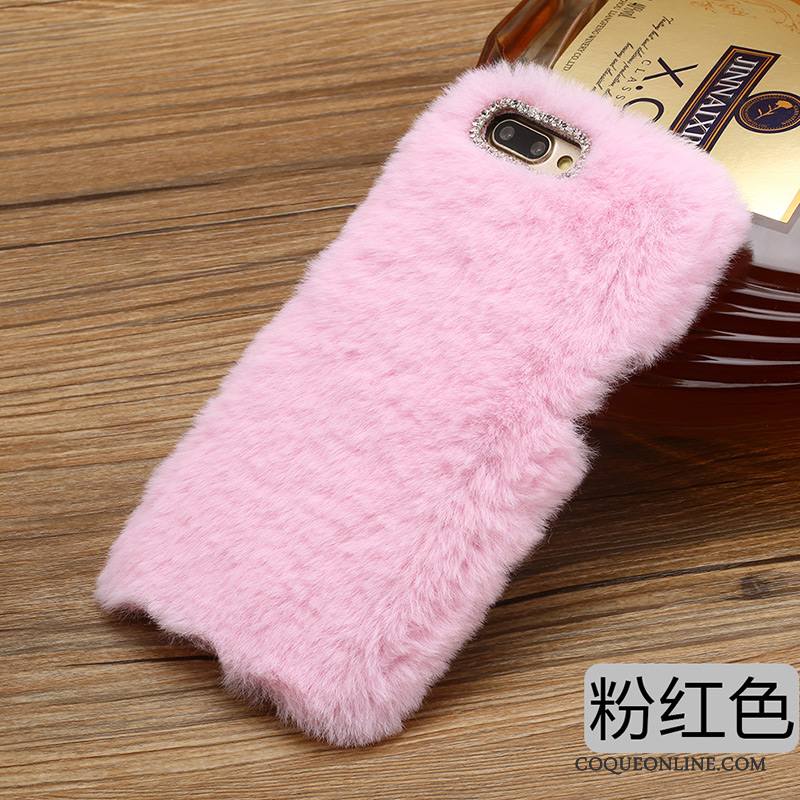 Lg Q6 Coque Bleu Incassable Charmant Mode Étui Peluche Marque De Tendance