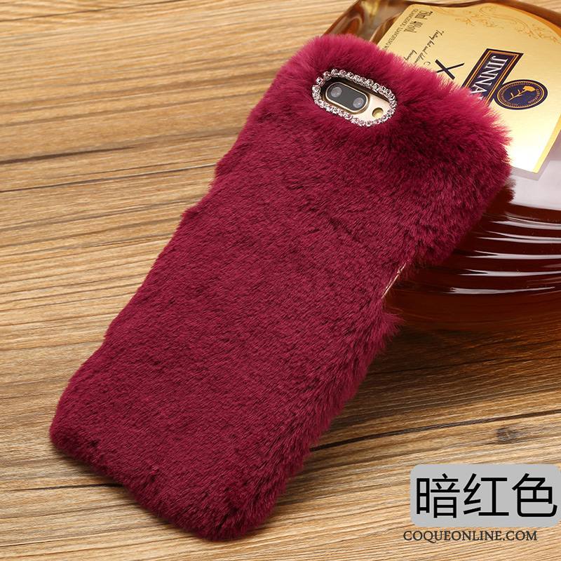 Lg Q6 Coque Bleu Incassable Charmant Mode Étui Peluche Marque De Tendance