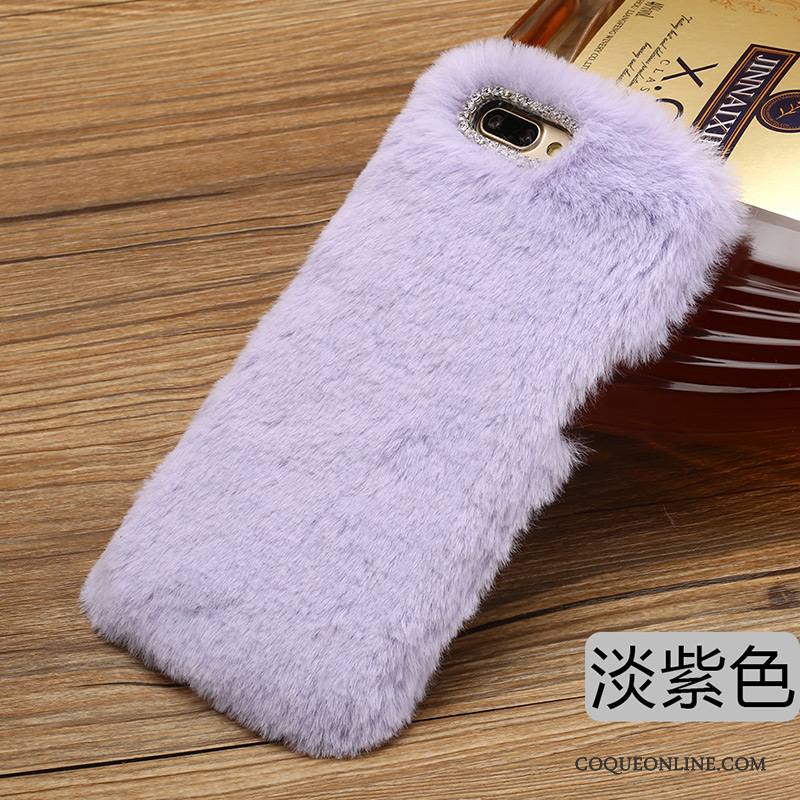 Lg Q6 Coque Bleu Incassable Charmant Mode Étui Peluche Marque De Tendance